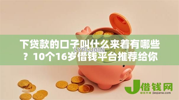 下贷款的口子叫什么来着有哪些？10个16岁借钱平台推荐给你