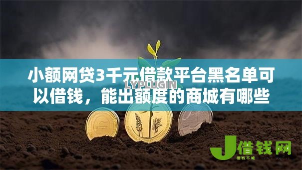 小额网贷3千元借款平台黑名单可以借钱,能出额度的商城有哪些的5个平台介绍 小额网贷3千元借款平台黑名单可以借钱,能出额度的商城有哪些的5个平台介绍