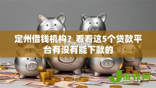 定州借钱机构？看看这5个贷款平台有没有能下款的