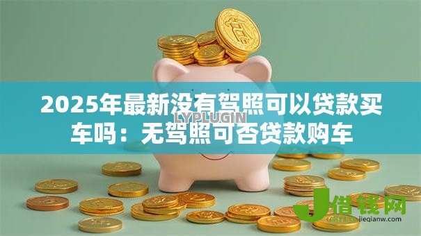 2025年最新没有驾照可以贷款买车吗：无驾照可否贷款购车