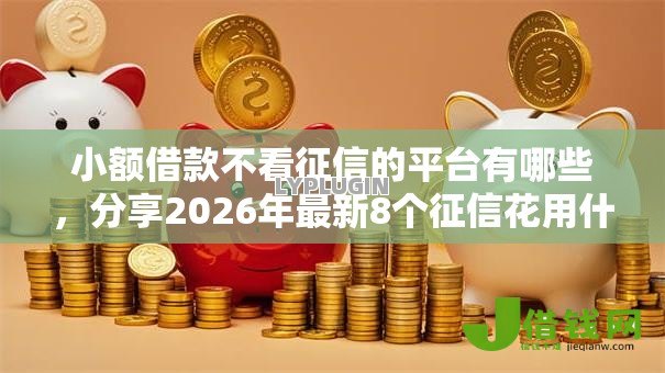 小额借款不看征信的平台有哪些，分享2026年最新8个征信花用什么贷款软件