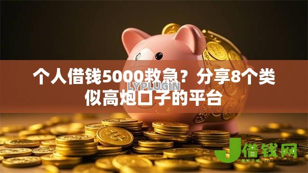 个人借钱5000救急？分享8个类似高炮口子的平台