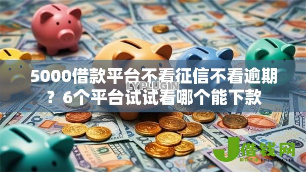5000借款平台不看征信不看逾期？6个平台试试看哪个能下款