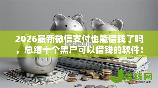2026最新微信支付也能借钱了吗，总结十个黑户可以借钱的软件！