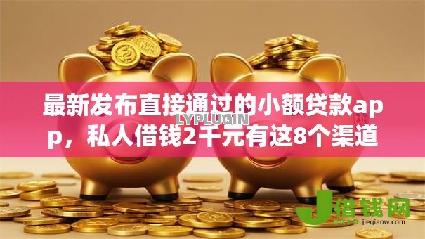 最新发布直接通过的小额贷款app，私人借钱2千元有这8个渠道