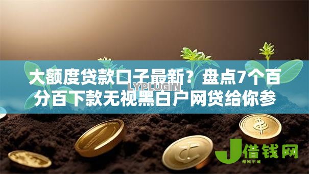 大额度贷款口子最新？盘点7个百分百下款无视黑白户网贷给你参考