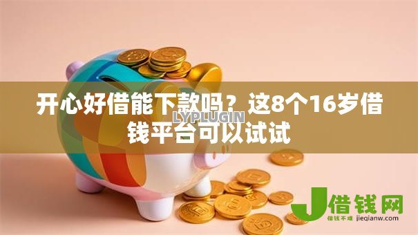 开心好借能下款吗？这8个16岁借钱平台可以试试