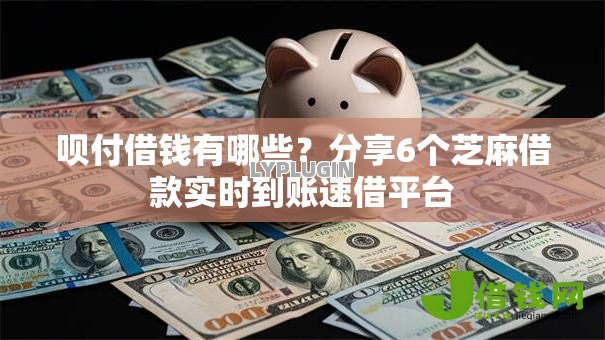 呗付借钱有哪些？分享6个芝麻借款实时到账速借平台