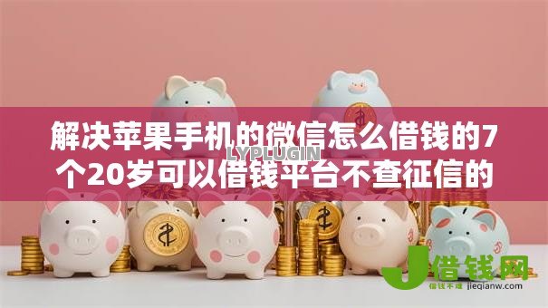 解决苹果手机的微信怎么借钱的7个20岁可以借钱平台不查征信的软件分享