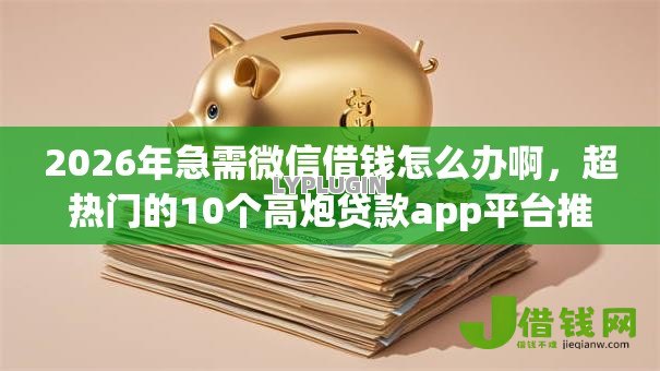 2026年急需微信借钱怎么办啊,超热门的10个高炮贷款app平台推荐 2026年急需微信借钱怎么办啊,超热门的10个高炮贷款app平台推荐