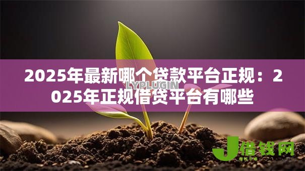 2025年最新哪个贷款平台正规:2025年正规借贷平台有哪些 2025年最新哪个贷款平台正规:2025年正规借贷平台有哪些