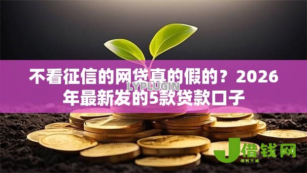 不看征信的网贷真的假的？2026年最新发的5款贷款口子
