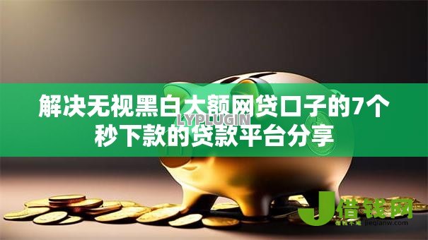 解决无视黑白大额网贷口子的7个秒下款的贷款平台分享