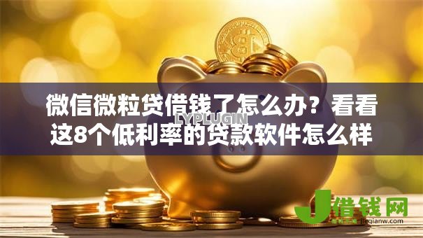 微信微粒贷借钱了怎么办？看看这8个低利率的贷款软件怎么样