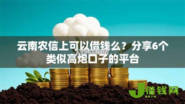 云南农信上可以借钱么？分享6个类似高炮口子的平台