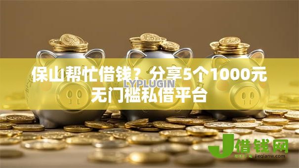 保山帮忙借钱？分享5个1000元无门槛私借平台