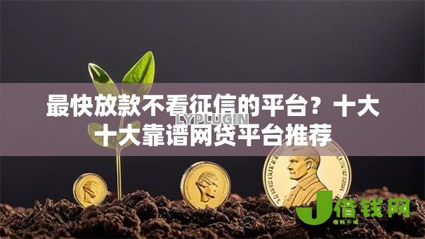 最快放款不看征信的平台？十大十大靠谱网贷平台推荐
