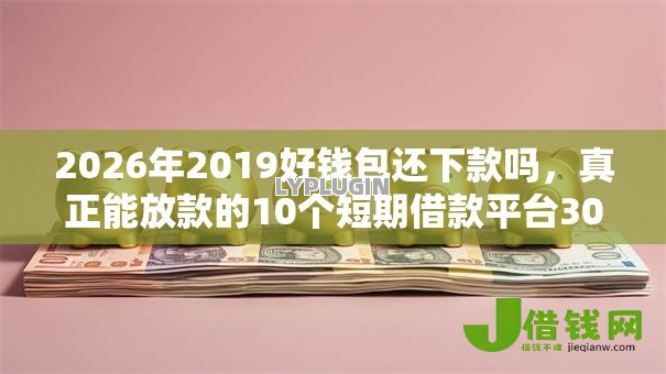 2026年2019好钱包还下款吗，真正能放款的10个短期借款平台30天不看征信推荐