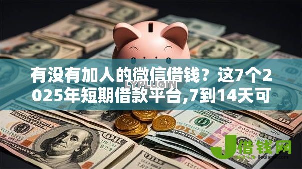 有没有加人的微信借钱？这7个2025年短期借款平台,7到14天可以试试