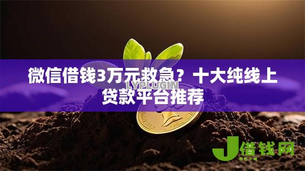 微信借钱3万元救急？十大纯线上贷款平台推荐