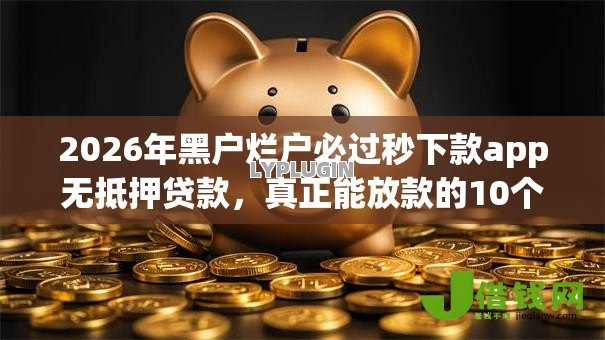 2026年黑户烂户必过秒下款app无抵押贷款，真正能放款的10个微信借钱平台好推荐