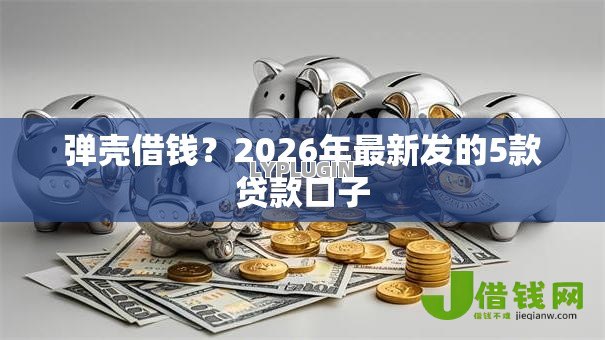 弹壳借钱？2026年最新发的5款贷款口子