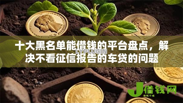十大黑名单能借钱的平台盘点，解决不看征信报告的车贷的问题