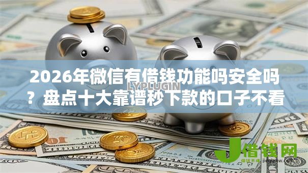 2026年微信有借钱功能吗安全吗？盘点十大靠谱秒下款的口子不看征信不用信用卡