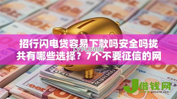 招行闪电贷容易下款吗安全吗拢共有哪些选择?7个不要征信的网贷平台详解 招行闪电贷容易下款吗安全吗拢共有哪些选择?7个不要征信的网贷平台详解