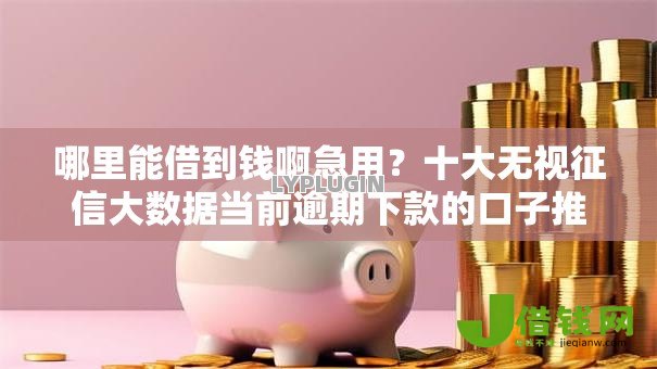 哪里能借到钱啊急用?十大无视征信大数据当前逾期下款的口子推荐 哪里能借到钱啊急用?十大无视征信大数据当前逾期下款的口子推荐