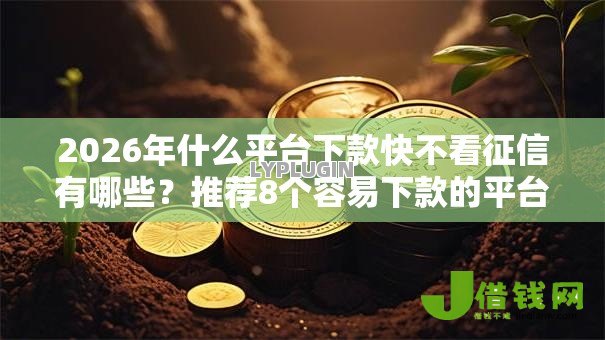 2026年什么平台下款快不看征信有哪些?推荐8个容易下款的平台 2026年什么平台下款快不看征信有哪些?推荐8个容易下款的平台