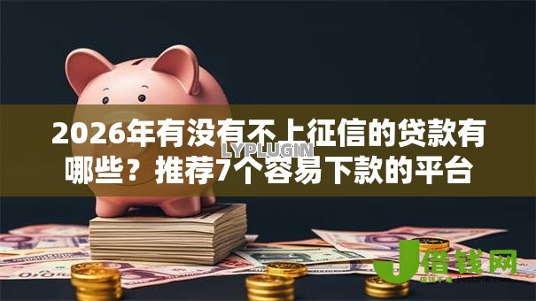 2026年有没有不上征信的贷款有哪些？推荐7个容易下款的平台