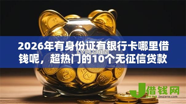 2026年有身份证有银行卡哪里借钱呢，超热门的10个无征信贷款平台推荐
