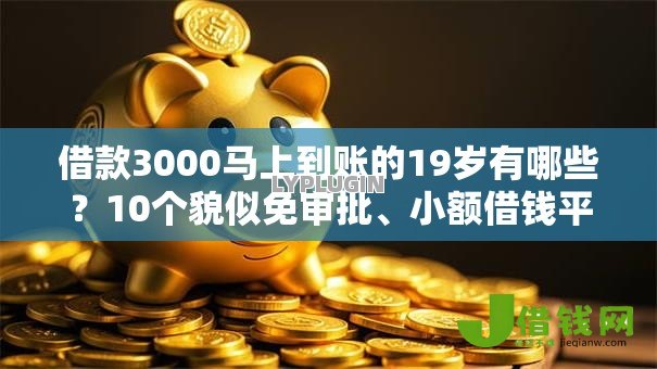 借款3000马上到账的19岁有哪些?10个貌似免审批、小额借钱平台合集 借款3000马上到账的19岁有哪些?10个貌似免审批、小额借钱平台合集