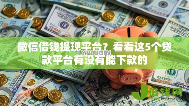 微信借钱提现平台？看看这5个贷款平台有没有能下款的