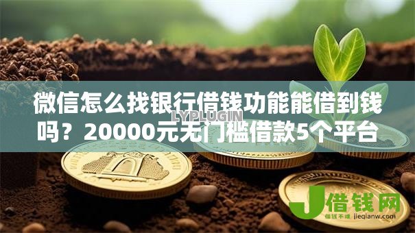 微信怎么找银行借钱功能能借到钱吗?20000元无门槛借款5个平台推荐 微信怎么找银行借钱功能能借到钱吗?20000元无门槛借款5个平台推荐