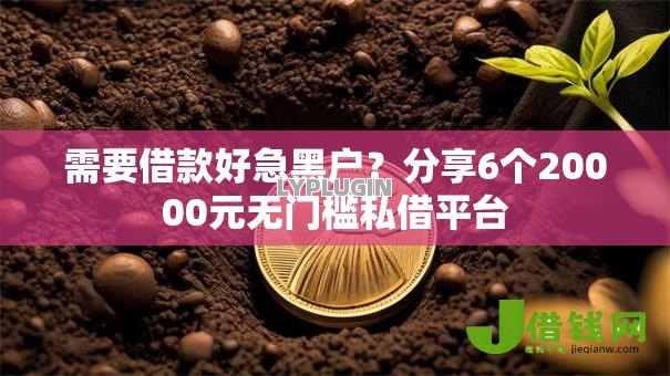 需要借款好急黑户？分享6个20000元无门槛私借平台