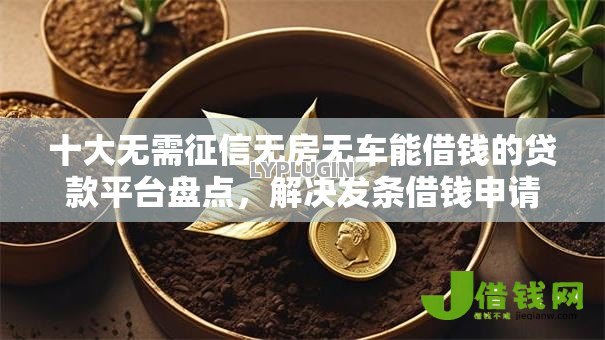十大无需征信无房无车能借钱的贷款平台盘点,解决发条借钱申请几天的问题 十大无需征信无房无车能借钱的贷款平台盘点,解决发条借钱申请几天的问题