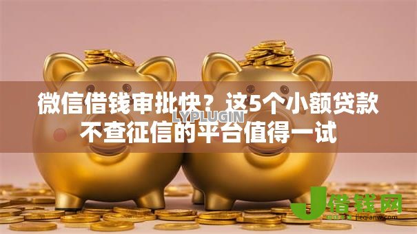 微信借钱审批快？这5个小额贷款不查征信的平台值得一试