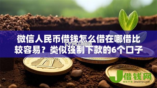 微信人民币借钱怎么借在哪借比较容易？类似强制下款的6个口子参考