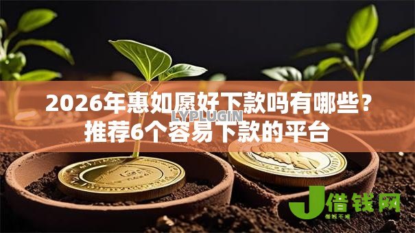 2026年惠如愿好下款吗有哪些？推荐6个容易下款的平台