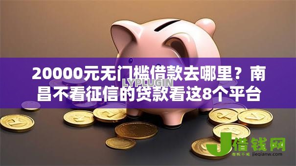 20000元无门槛借款去哪里？南昌不看征信的贷款看这8个平台