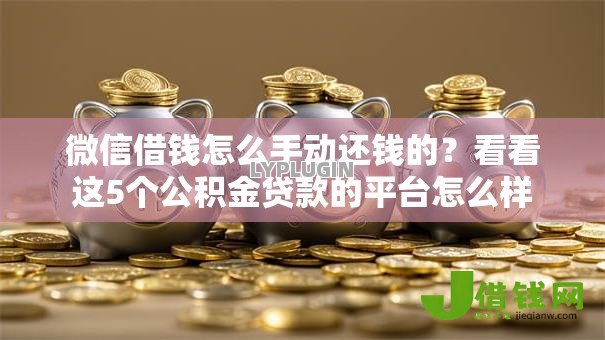 微信借钱怎么手动还钱的？看看这5个公积金贷款的平台怎么样