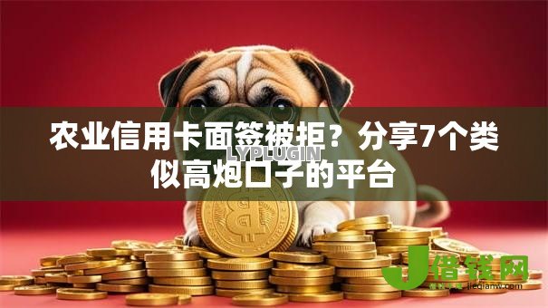 农业信用卡面签被拒？分享7个类似高炮口子的平台