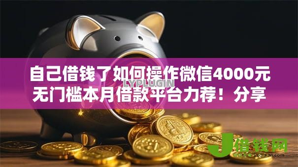 自己借钱了如何操作微信4000元无门槛本月借款平台力荐！分享小额网贷口子4000元无门槛借款