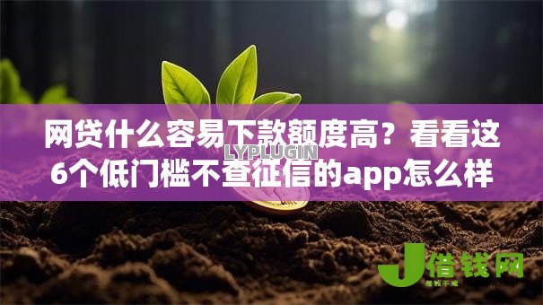 网贷什么容易下款额度高？看看这6个低门槛不查征信的app怎么样