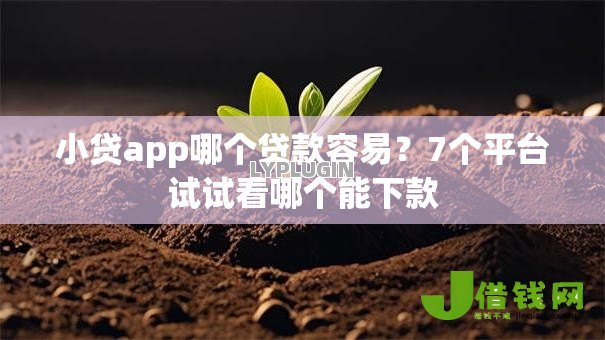 小贷app哪个贷款容易？7个平台试试看哪个能下款