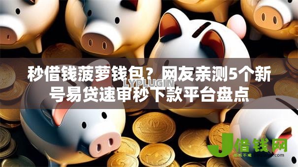 秒借钱菠萝钱包?网友亲测5个新号易贷速审秒下款平台盘点 秒借钱菠萝钱包?网友亲测5个新号易贷速审秒下款平台盘点