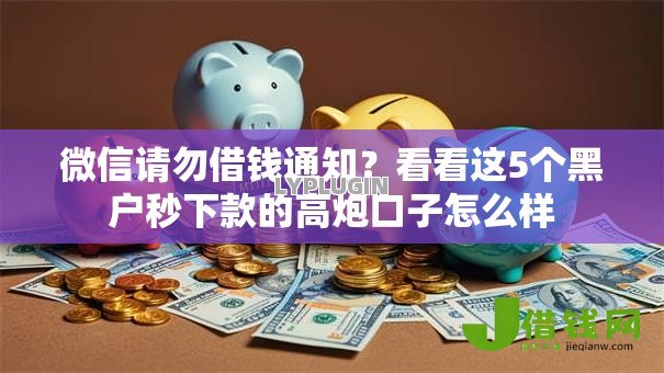 微信请勿借钱通知？看看这5个黑户秒下款的高炮口子怎么样