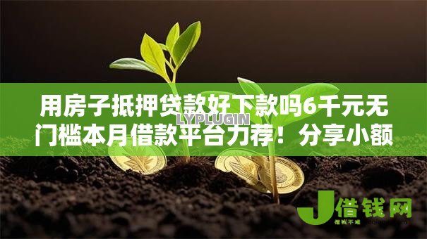 用房子抵押贷款好下款吗6千元无门槛本月借款平台力荐！分享小额网贷口子6千元无门槛借款